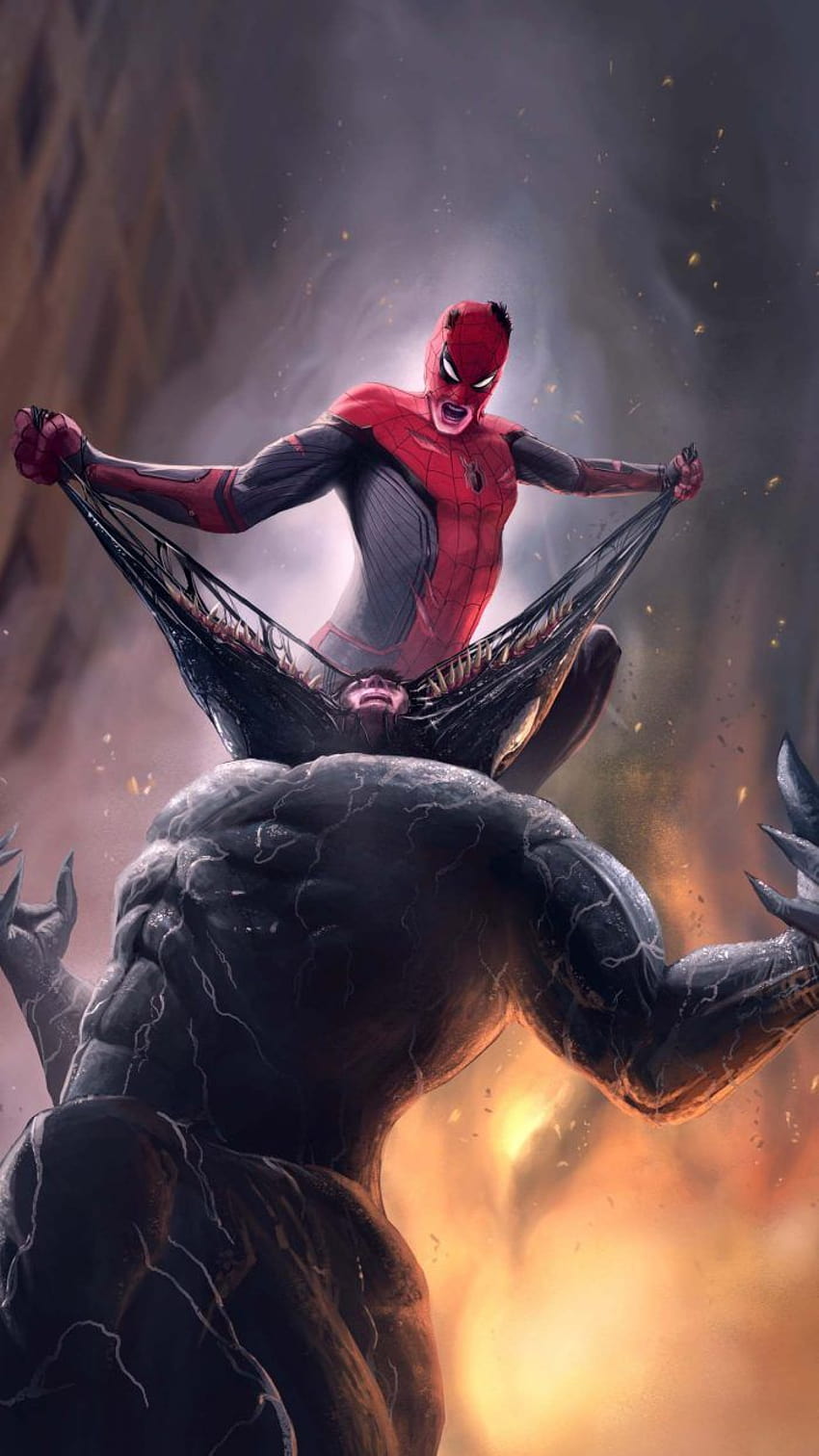 Spiderman vs venom fight HD wallpapers | Pxfuel