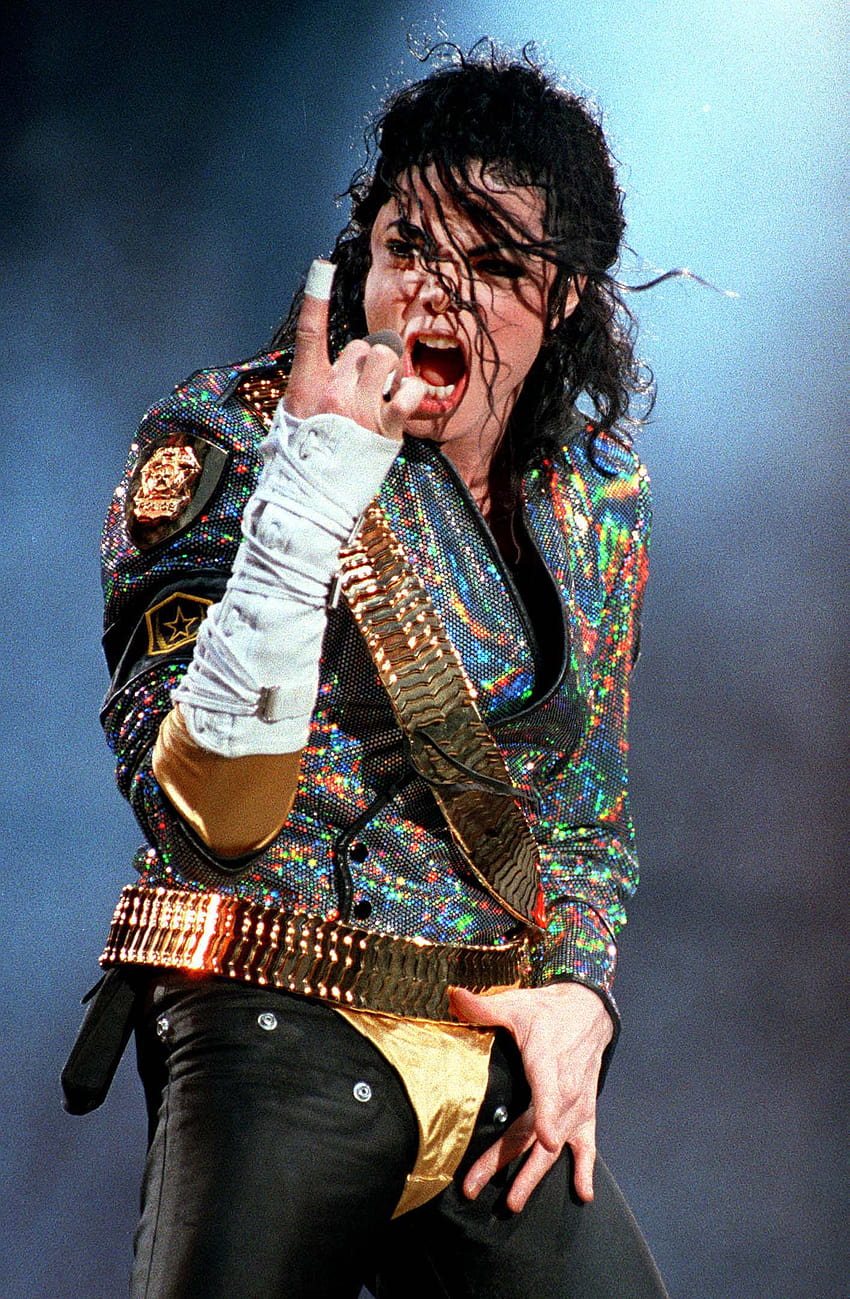 Michael Jackson aumenta il dominio in classifica, Michael Jackson lo batte Sfondo del telefono HD