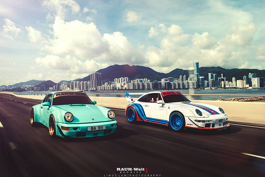 ประจำวัน: Double RWB Porsche 911 ในฮ่องกง rwb hong kong วอลล์เปเปอร์ HD