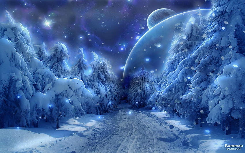 Winter Fantasy [2880 x 1800] :, winter sci fi HD wallpaper | Pxfuel