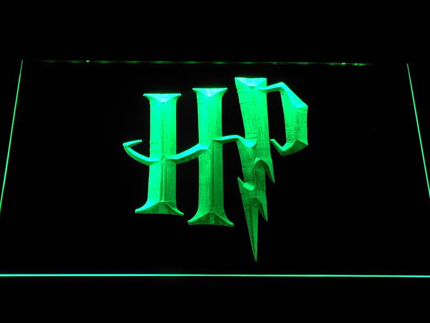 Harry Potter HP Logo LED Neon Sign, luces de neón harry potter fondo de pantalla