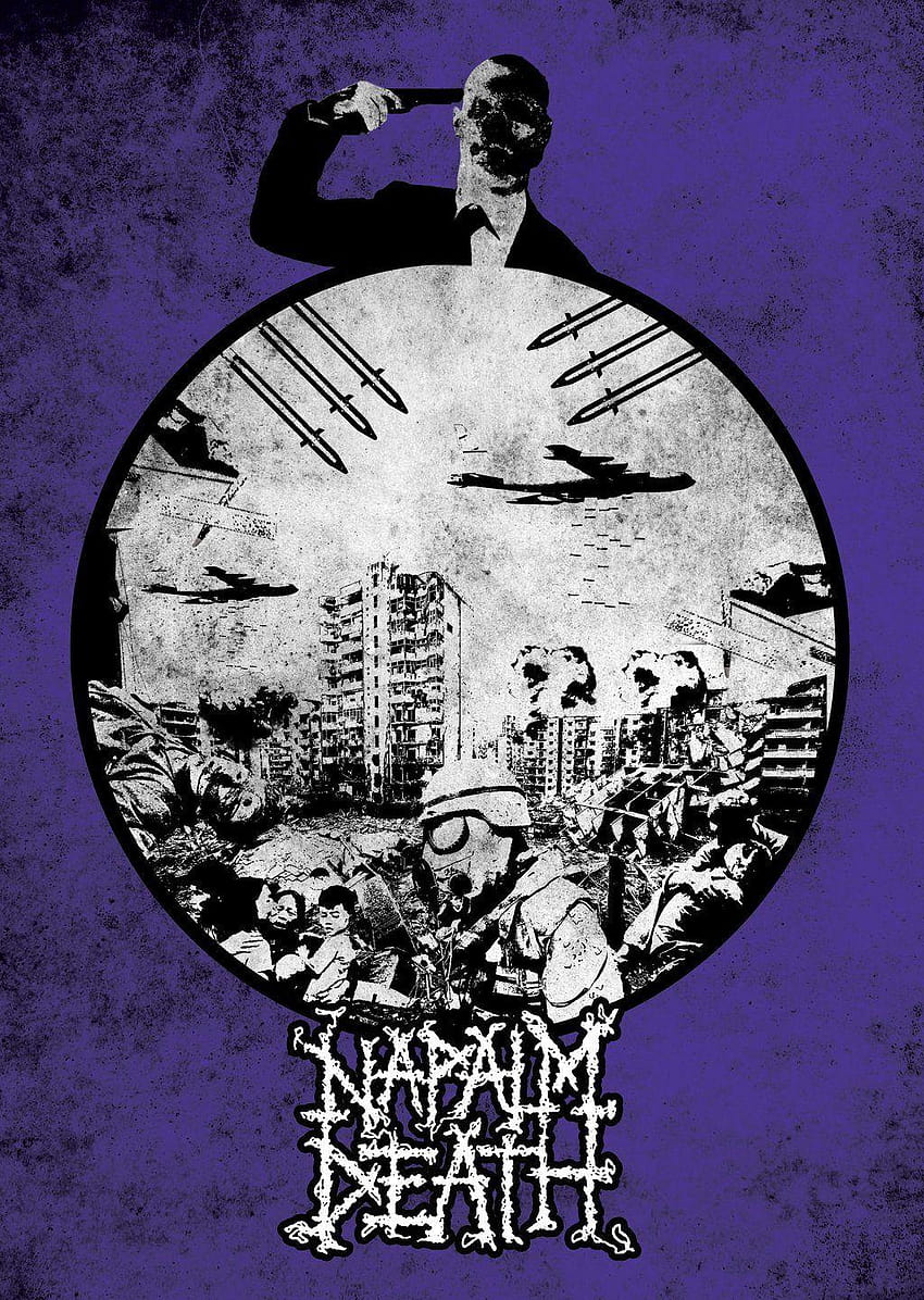 Napalm Death by discomfortgraphics HD phone wallpaper