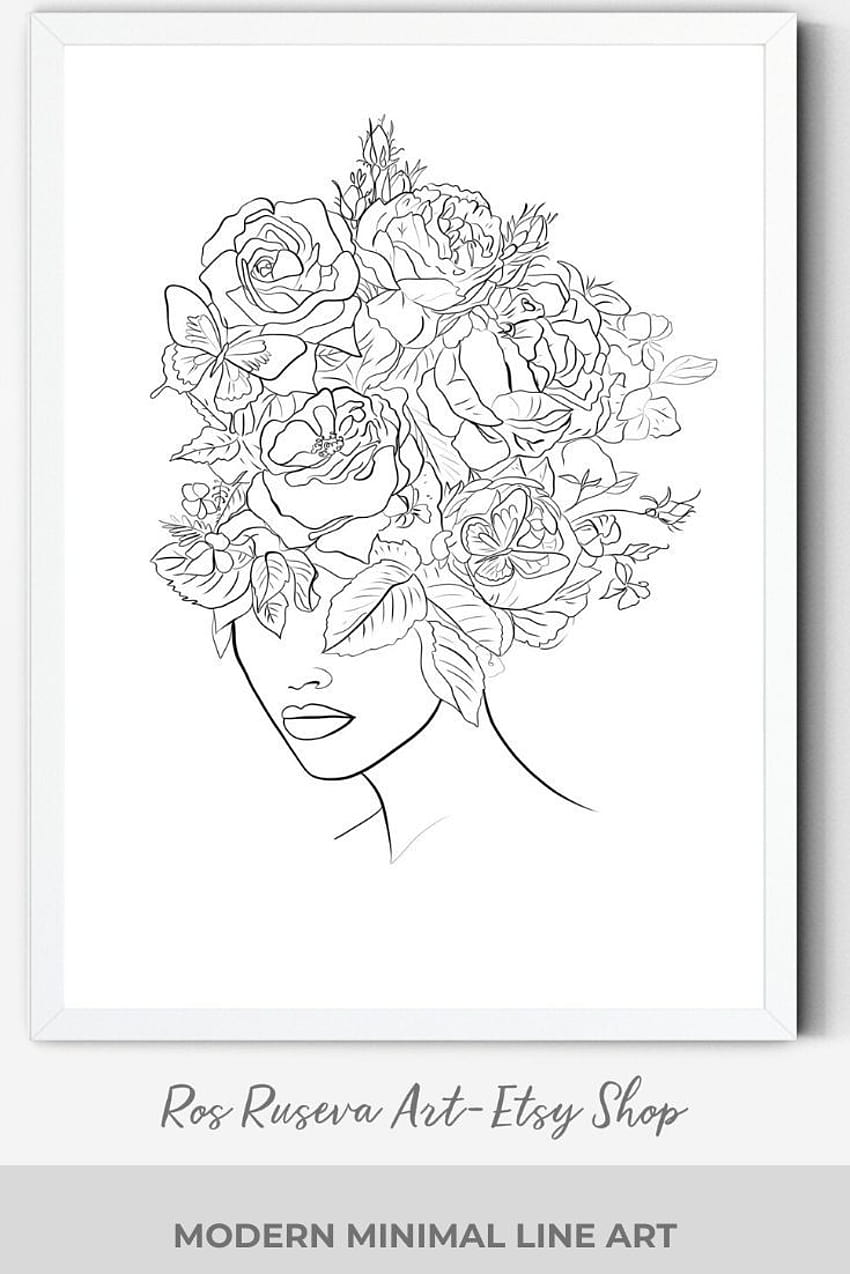 Kopf der Blumen Kunstdruck HD-Handy-Hintergrundbild