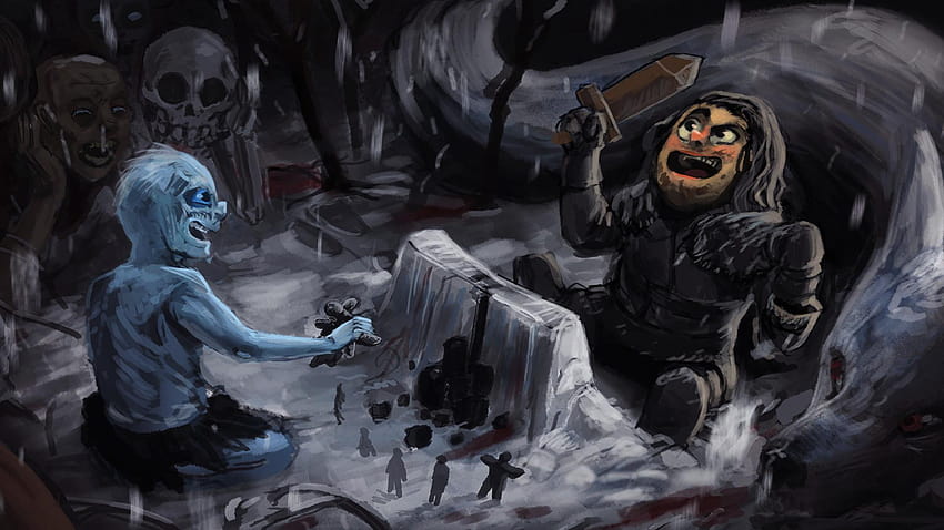 7 White Walker, game of thrones animated HD wallpaper | Pxfuel