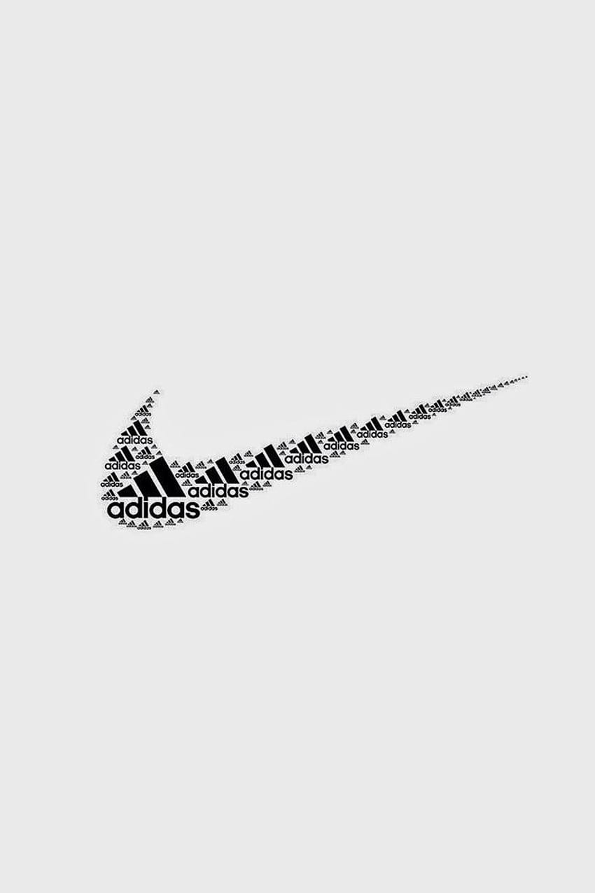 17697 Nike gegen adidas, adidas gegen Nike HD-Handy-Hintergrundbild
