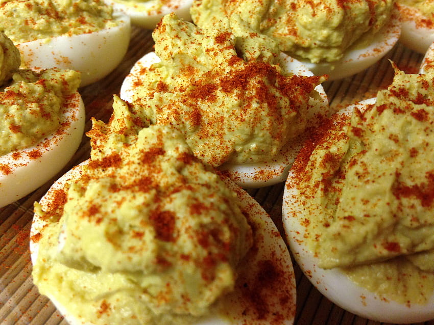 Green Eggs and….Paprika! Avocado Deviled Eggs – Healthy Desires HD wallpaper