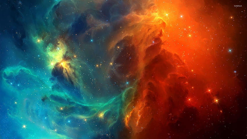 Colorful nebula [2], space nebula HD wallpaper
