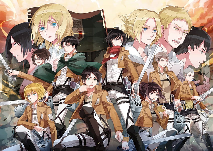 Levi Armin Annie Leonhard Sasha Braus Backgrounds f9 [1520x1080] for your , Mobile & Tablet, armin and annie HD wallpaper