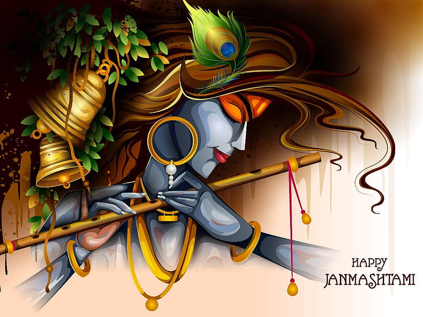 Happy Krishna Janmashtami 2020: , Cards, Quotes, Wishes, Messages, Greetings, GIFs and, krishna dark HD wallpaper