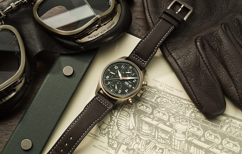 IWC, Spitfire, นาฬิกาหรูสวิส, นาฬิกาข้อมือสวิสหรู, นาฬิกาอะนาล็อก, นาฬิกาสำหรับนักบิน, นาฬิกาสำหรับนักบิน, บริษัทนาฬิกานานาชาติ, โครโนกราฟ, IWC Pilot's Watch Chronograph Spitfire, ส่วน วอลล์เปเปอร์ HD