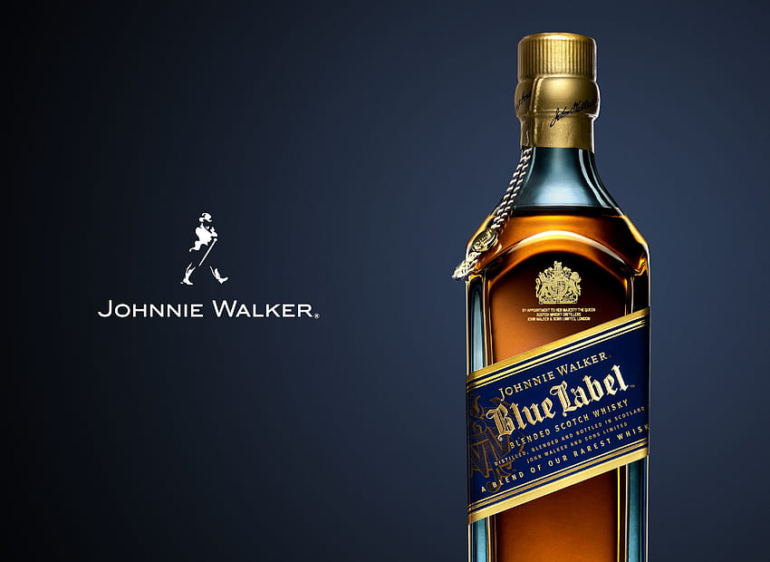 1 Johnnie Walker, logotipo de johnnie walker papel de parede HD