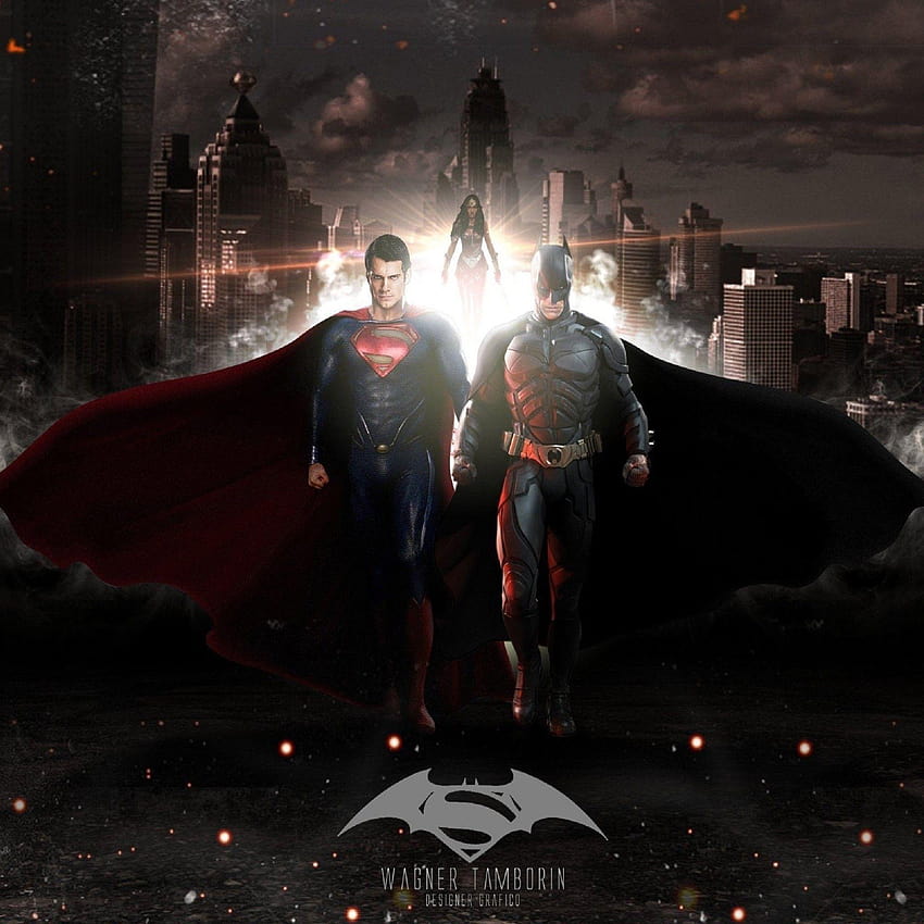 Batman contra Superman. Toque para ver el logotipo de Batman VS Superman más genial, Batman vs Superman fondo de pantalla del teléfono