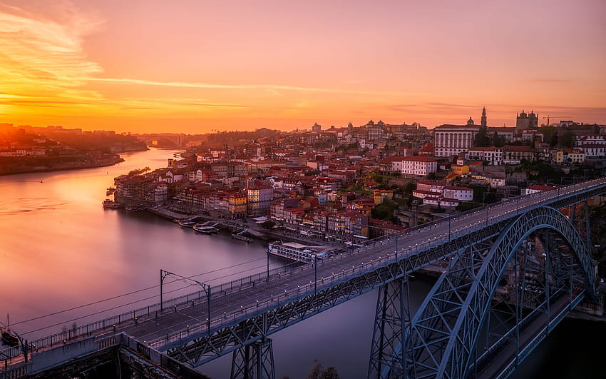 Täglicher Sonnenuntergang in Porto Portugal Ich mag es, meine Zeit zu verschwenden [2560x1600] für Ihr , Handy & Tablet HD-Hintergrundbild