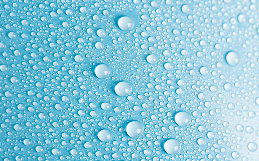 : Gotas de água, gotas de água limpa papel de parede HD