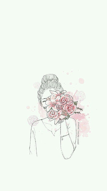 Flower Girl Drawing. by Adoradraw on DeviantArt