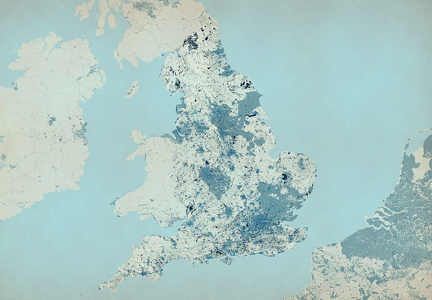 Mapa Anglii do domu, mapa Wielkiej Brytanii Tapeta HD