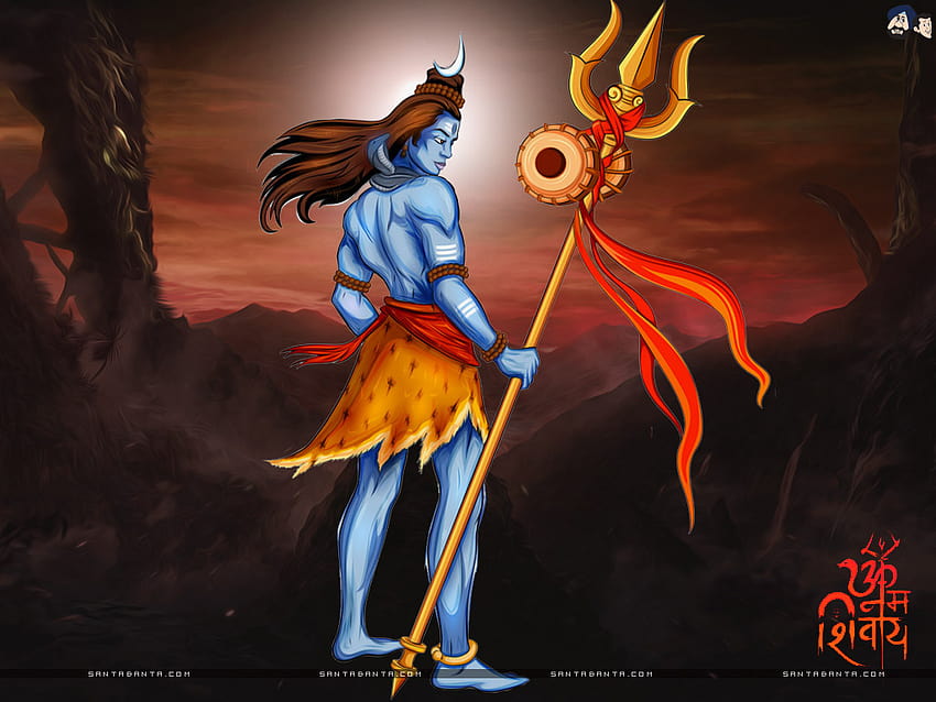Anime Lord Shiva posted by Christopher Anderson, lord shiva cartoon HD  wallpaper | Pxfuel
