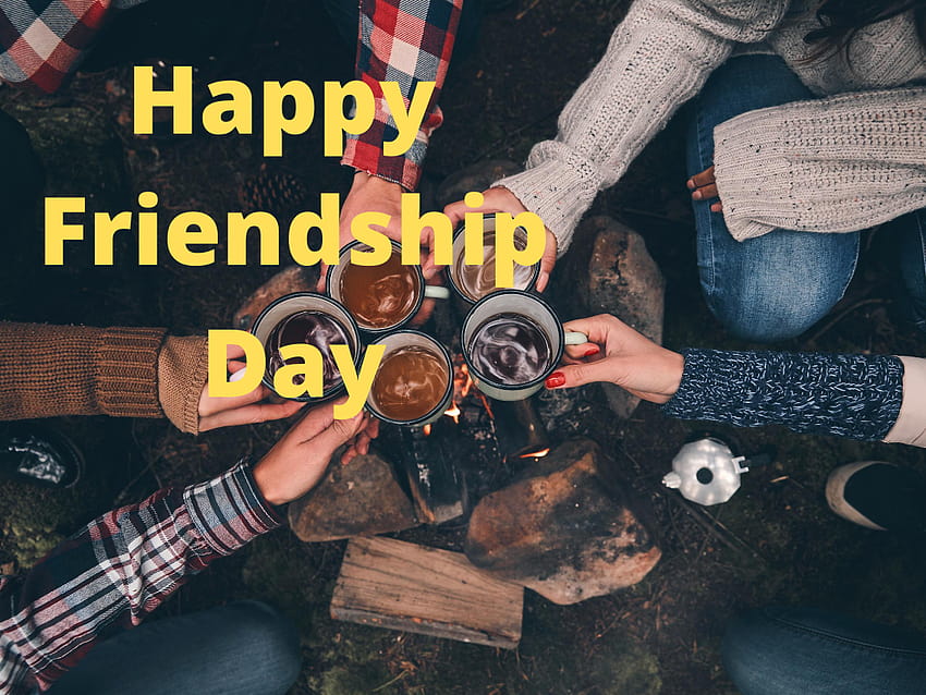 Journée de l'amitié, souhaits, messages, cartes de vœux et citations, bonne journée de l'amitié 2021 Fond d'écran HD
