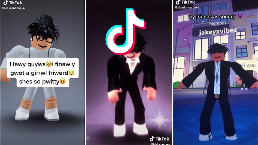 TikTok Roblox Slender Copy And Paste Compilation #1 