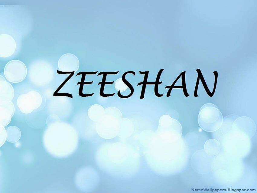 Logos For > Charakterystyczny styl mojego imienia Zeeshan, zeeshan khan Tapeta HD