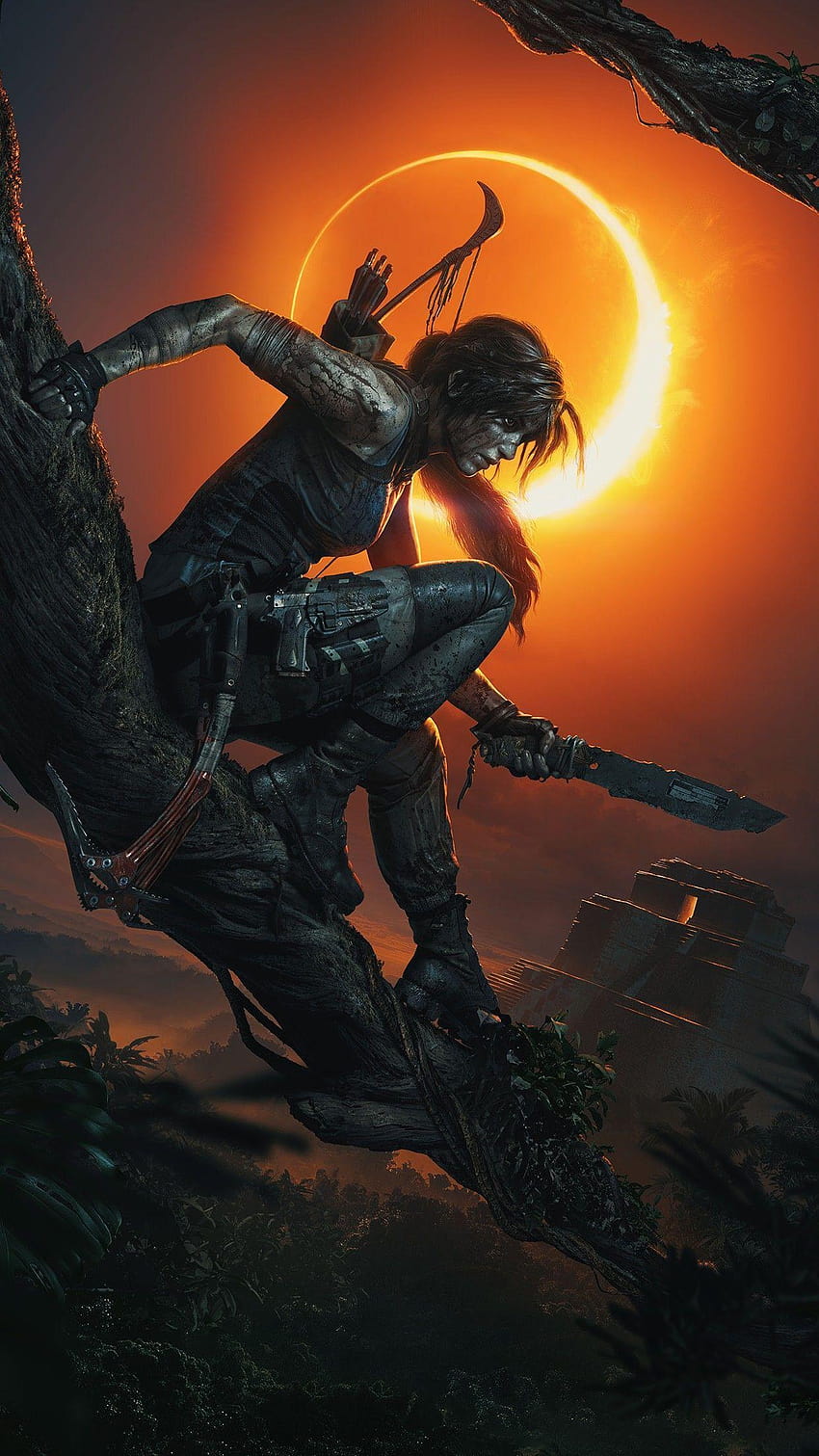 Shadow of the Tomb Raider phone, video game phone HD phone wallpaper