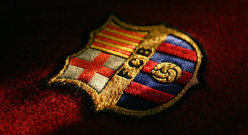 Fc Barcelona Logo, bandeira de barcelona papel de parede HD