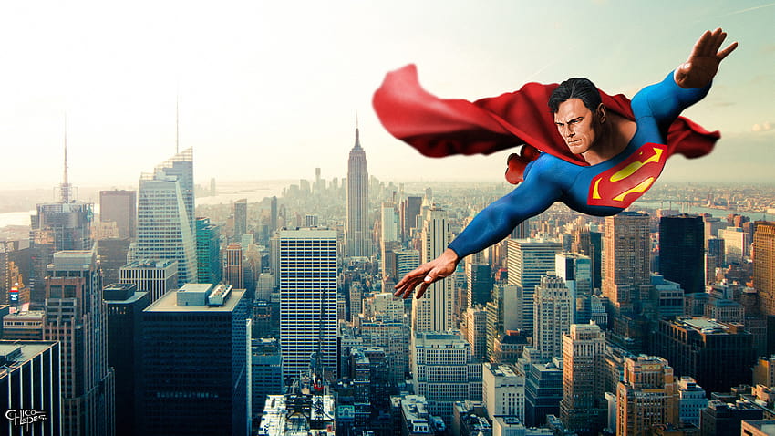 Superman • Trump, superuomo volante Sfondo HD