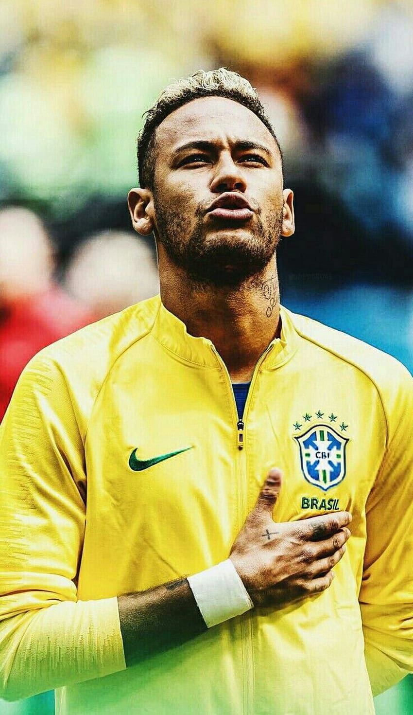 neymar jr brasil copa del mundo 2018, neymar copa del mundo fondo de pantalla del teléfono