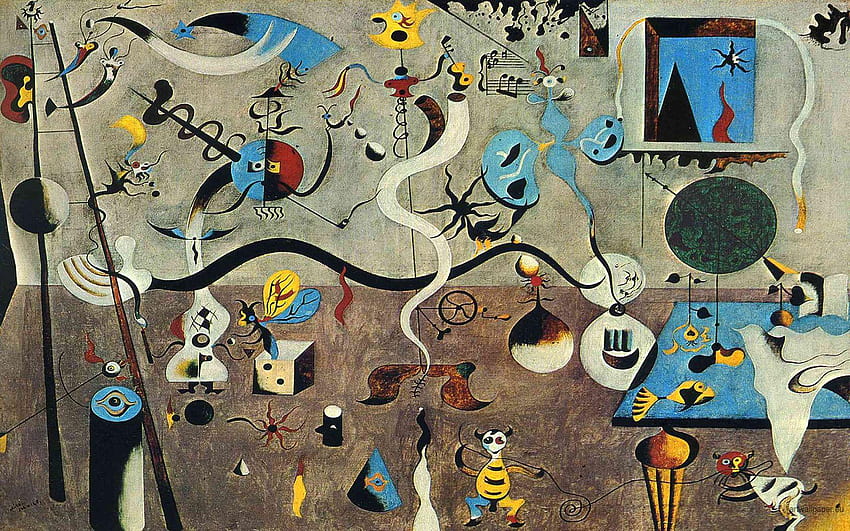 Joan Miro , アート ペインティング 高画質の壁紙