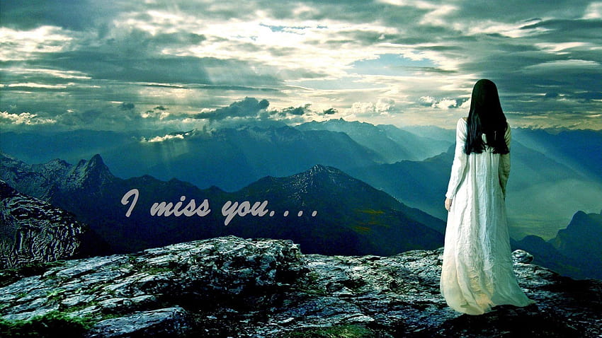 I miss you please come back I am alone, i am alone 3d HD wallpaper