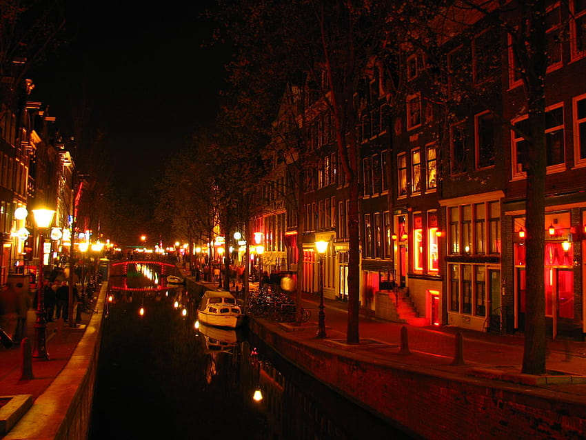 Dzielnica czerwonych latarni, Amsterdam : Tapeta HD