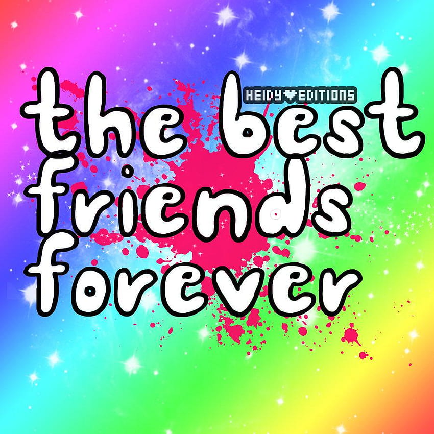 Bff Forever, el mejor amigo del anime para siempre. fondo de pantalla del teléfono