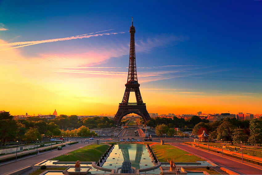 Menara Eiffel, Paris, Prancis, , , Dunia,, menara eiffel paris prancis Wallpaper HD