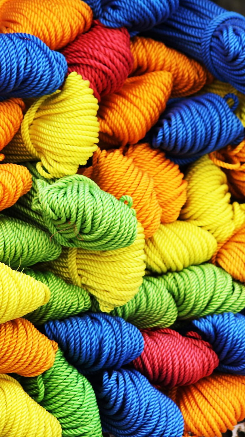 938x1668 yarn, thread, colorful iphone 8, colorful threads HD phone wallpaper