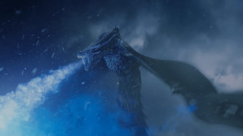 Ice Dragon Game of Thrones, viserion HD wallpaper