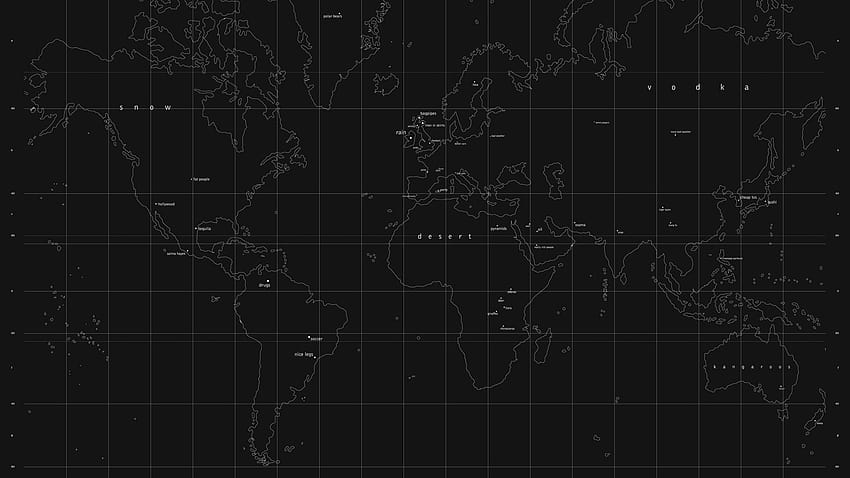 : simetría, patrón, textura, circulo, mapa del mundo, forma, diseño, línea, captura de , en blanco y negro, grafía monocroma, fuente 1920x1080, Mapa del mundo negro fondo de pantalla