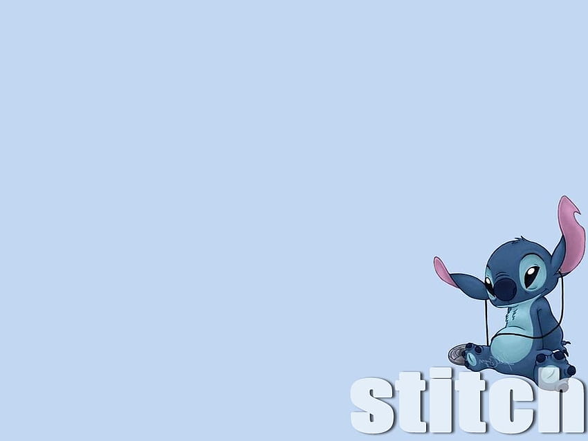 Stitch Disney on Dog, lilo ve Stitch estetik dizüstü bilgisayar HD duvar kağıdı