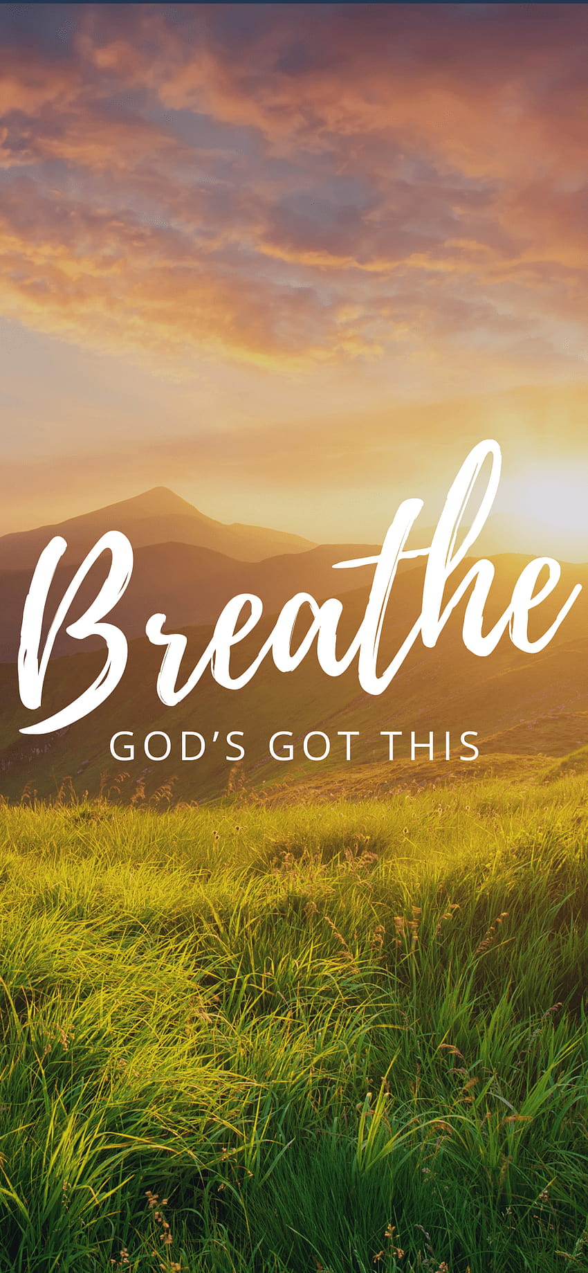 Breathe. God's got this.”, bible summer HD phone wallpaper