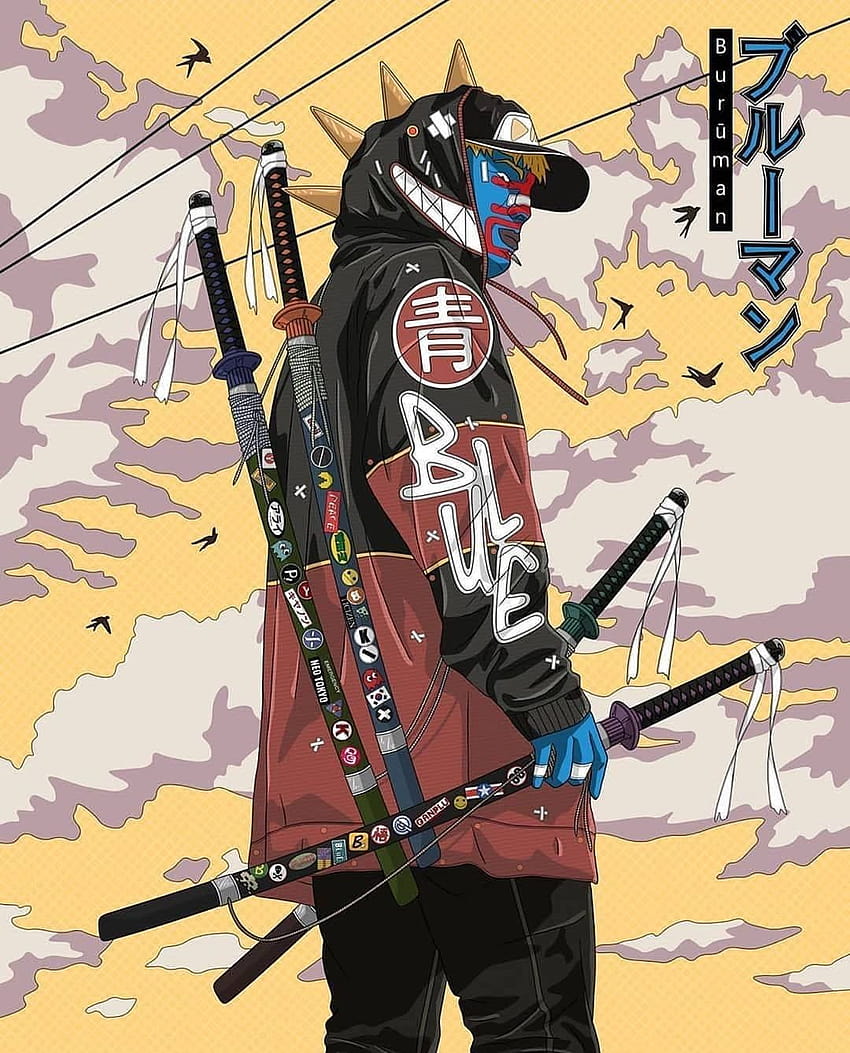 Owly's Instagram : “Artist @iplobato Follow @hellaesthetic_b for more, samurai aesthetic HD phone wallpaper