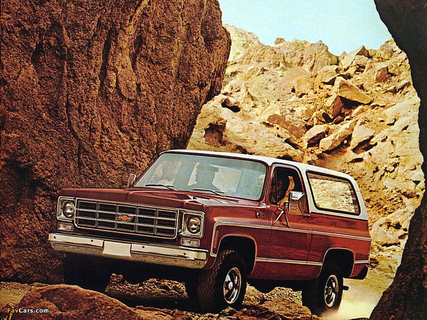 of Chevrolet Blazer 1977–78, old chevy blazer HD wallpaper