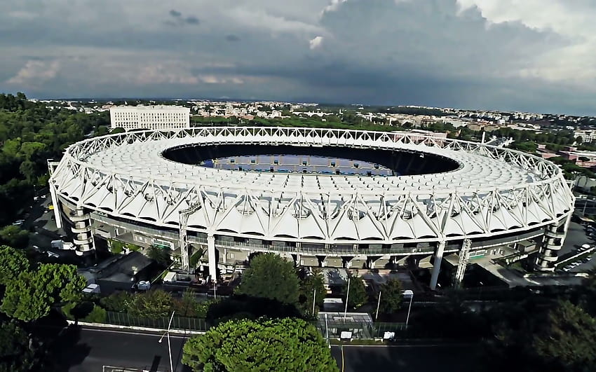 Stadio Olimpico, Italian football stadium, Rome, Italy, sports arenas, AS Roma Stadium with resolution 2560x1600. High Quality HD wallpaper