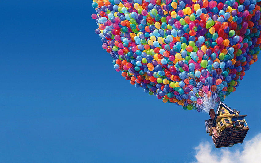 UP Movie Balloons House, move HD wallpaper