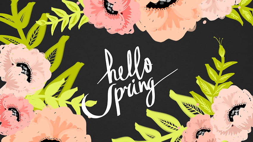 HELLO THERE SPRING Cocorrina [1920x1080 ... afari, cute spring laptop HD wallpaper