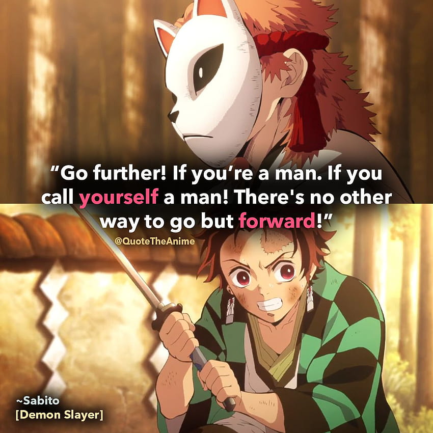 3 POWERFUL Demon Slayer Quotes you'll Love HD phone wallpaper