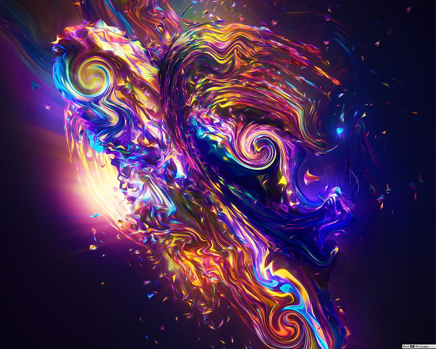 Vibrant Abstract Waves HD wallpaper | Pxfuel