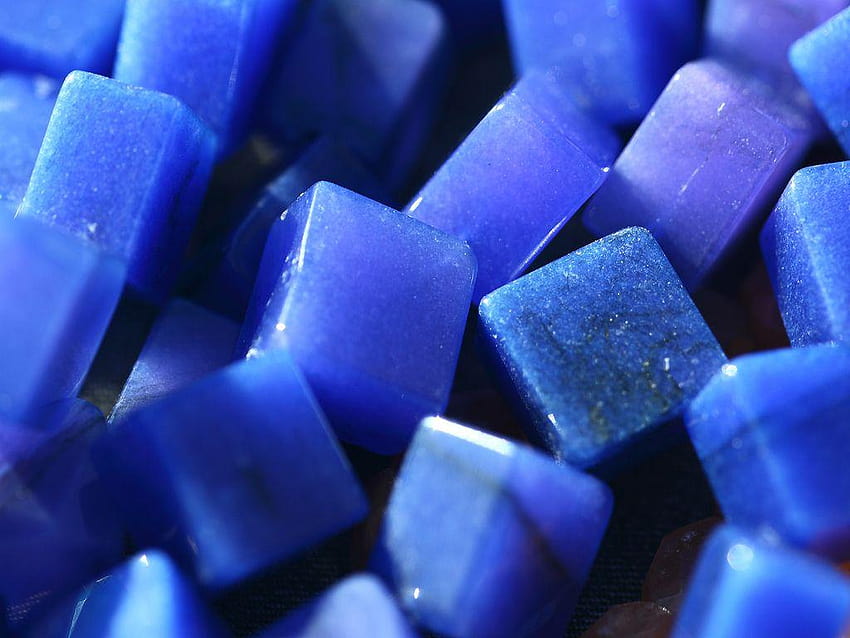 Lapis Lazuli, Cubed, lapis lazuli stones HD wallpaper