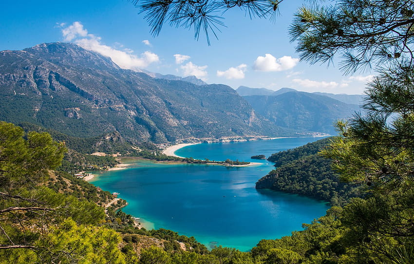 Türkei, Mittelmeer, Muğla, Ölüdeniz, Abschnitt пейзажи, Ölüdeniz HD-Hintergrundbild