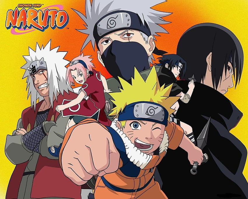 Naruto Shonen Jump, Naruto sezon 1 Tapeta HD