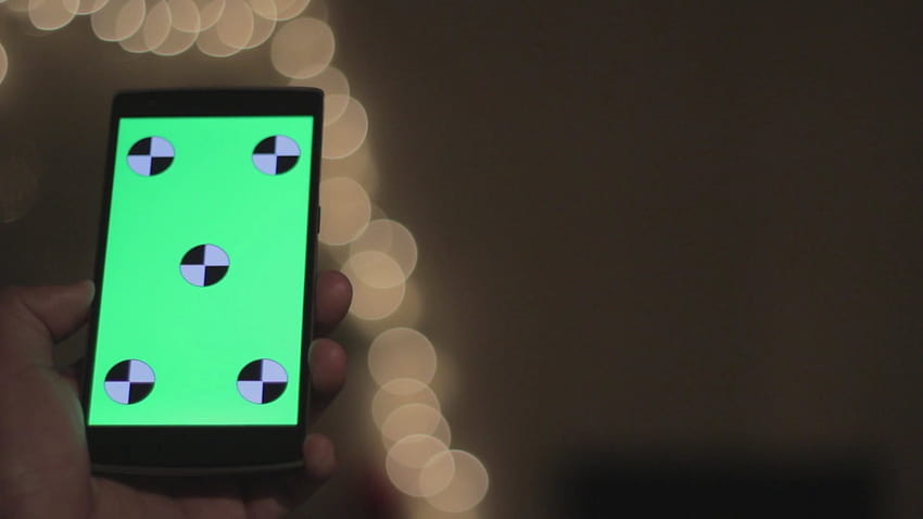 Ponsel Android dengan Layar Hijau / Kunci Chroma · Stok Video Wallpaper HD