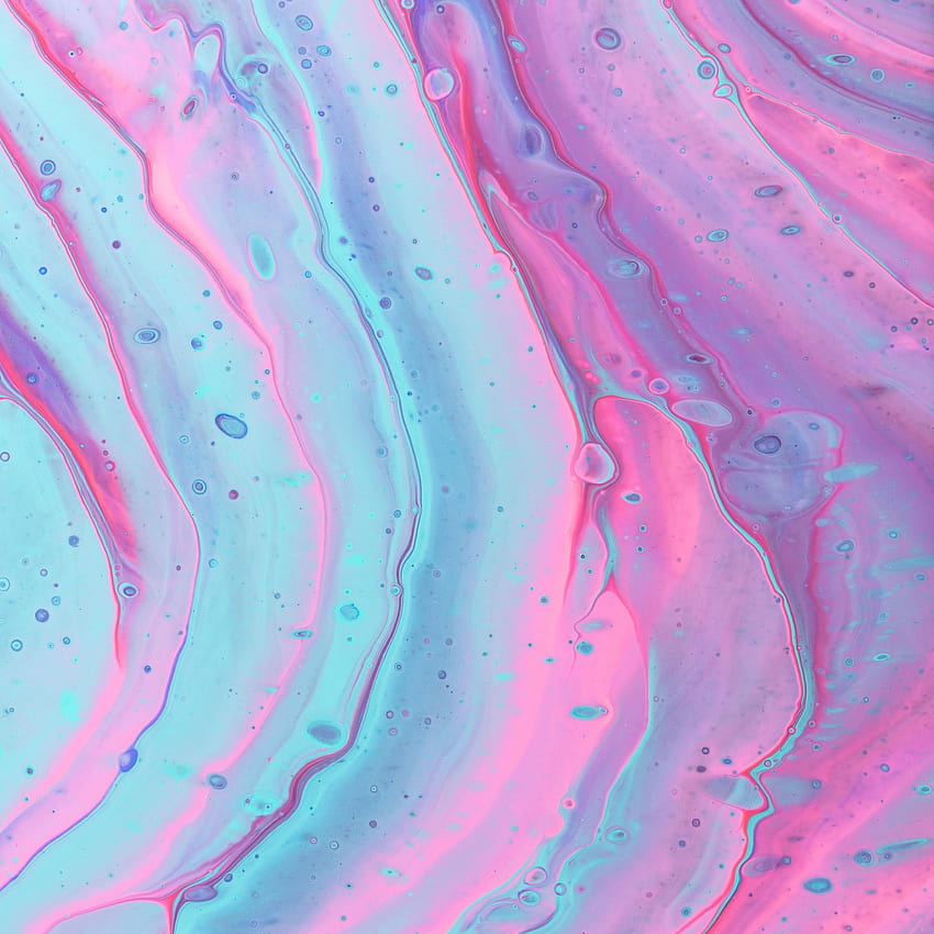 2780x2780 paint, stains, pink, blue ipad air HD phone wallpaper